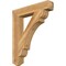 Ekena Millwork Olympic Craftsman Rough Sawn Bracket, Western Red Cedar, 4"W x 24"D x 28"H BKT04X24X28OLY04RWR - alternate 1